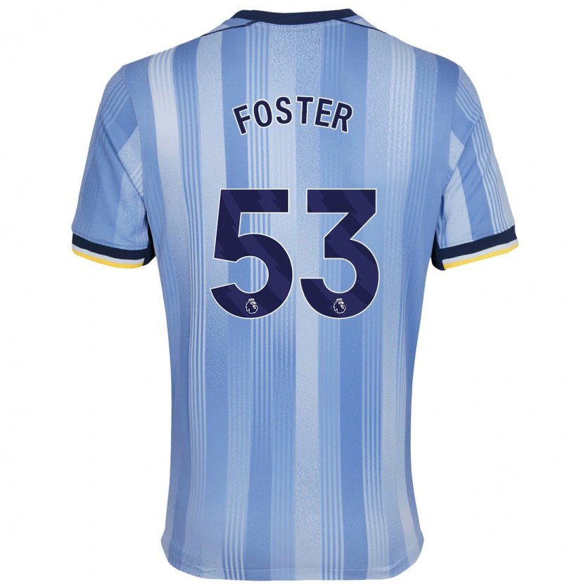 Danxen Donna Maglia Brooklyn Lyons-Foster #53 Azzurro Chiaro Kit Gara Away 2024/25 Maglietta