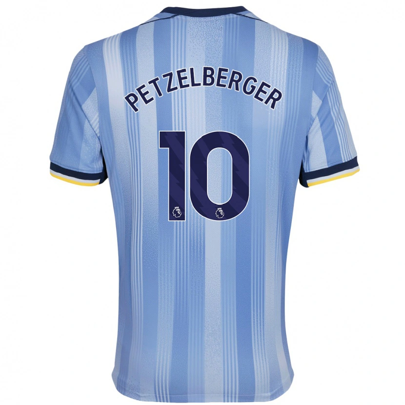 Danxen Donna Maglia Ramona Petzelberger #10 Azzurro Chiaro Kit Gara Away 2024/25 Maglietta