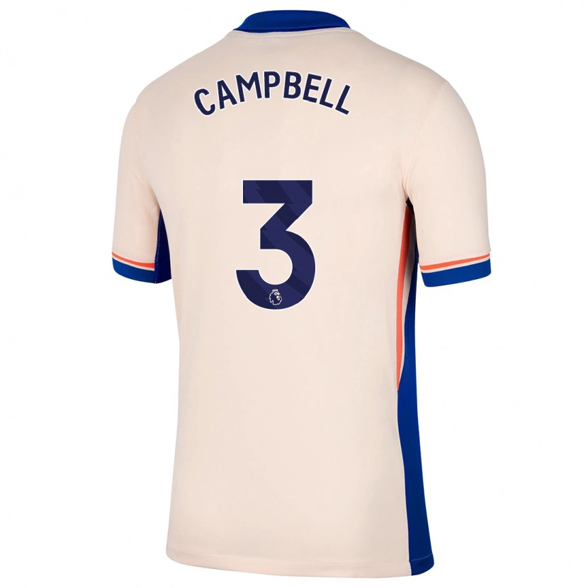 Danxen Donna Maglia Harrison Murray-Campbell #3 Beige Chiaro Kit Gara Away 2024/25 Maglietta