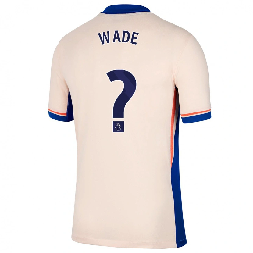 Danxen Donna Maglia Shaun Wade #0 Beige Chiaro Kit Gara Away 2024/25 Maglietta