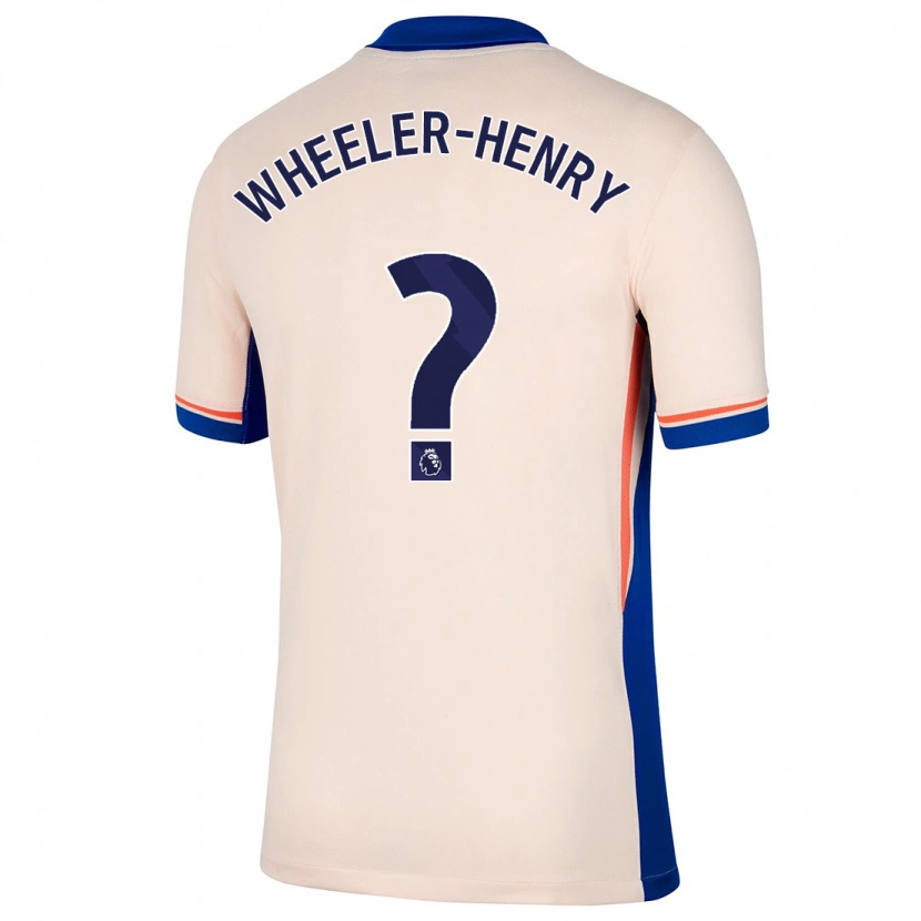 Danxen Donna Maglia Joseph Wheeler-Henry #0 Beige Chiaro Kit Gara Away 2024/25 Maglietta