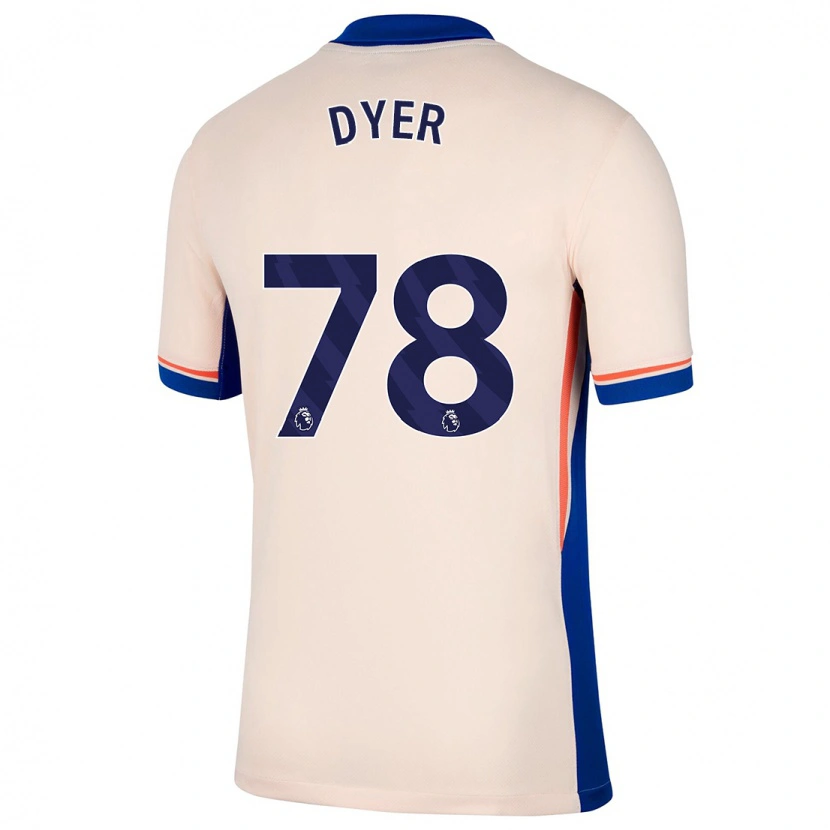 Danxen Donna Maglia Kiano Dyer #78 Beige Chiaro Kit Gara Away 2024/25 Maglietta
