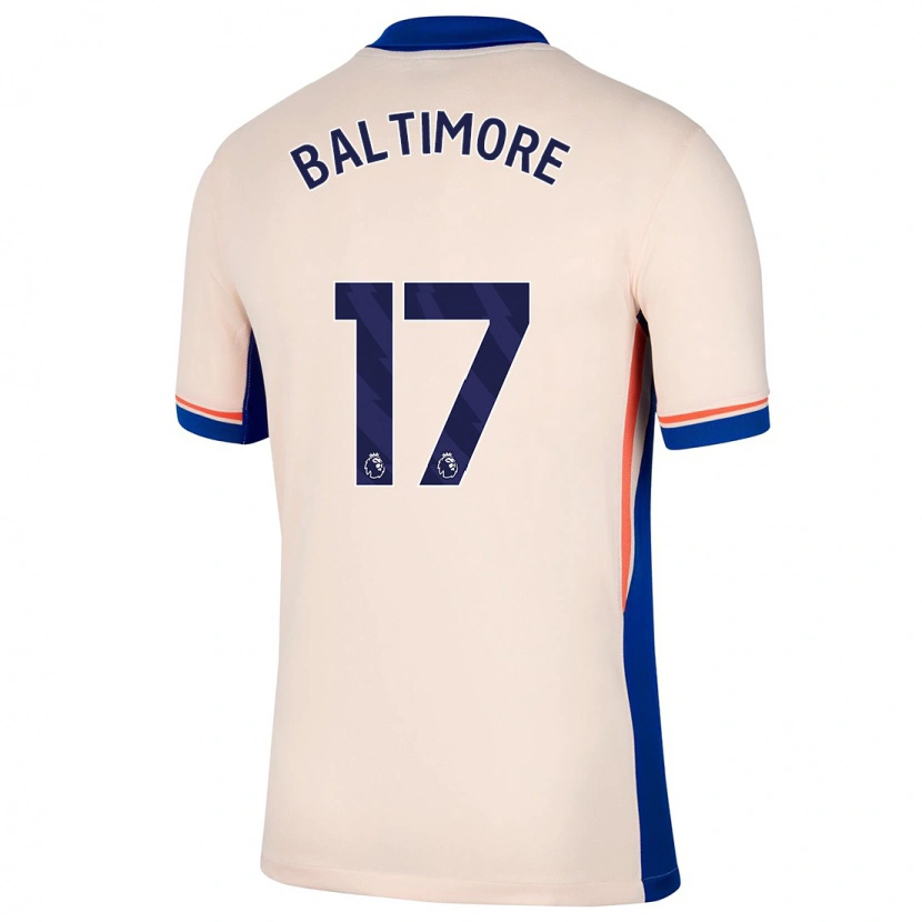 Danxen Donna Maglia Sandy Baltimore #17 Beige Chiaro Kit Gara Away 2024/25 Maglietta