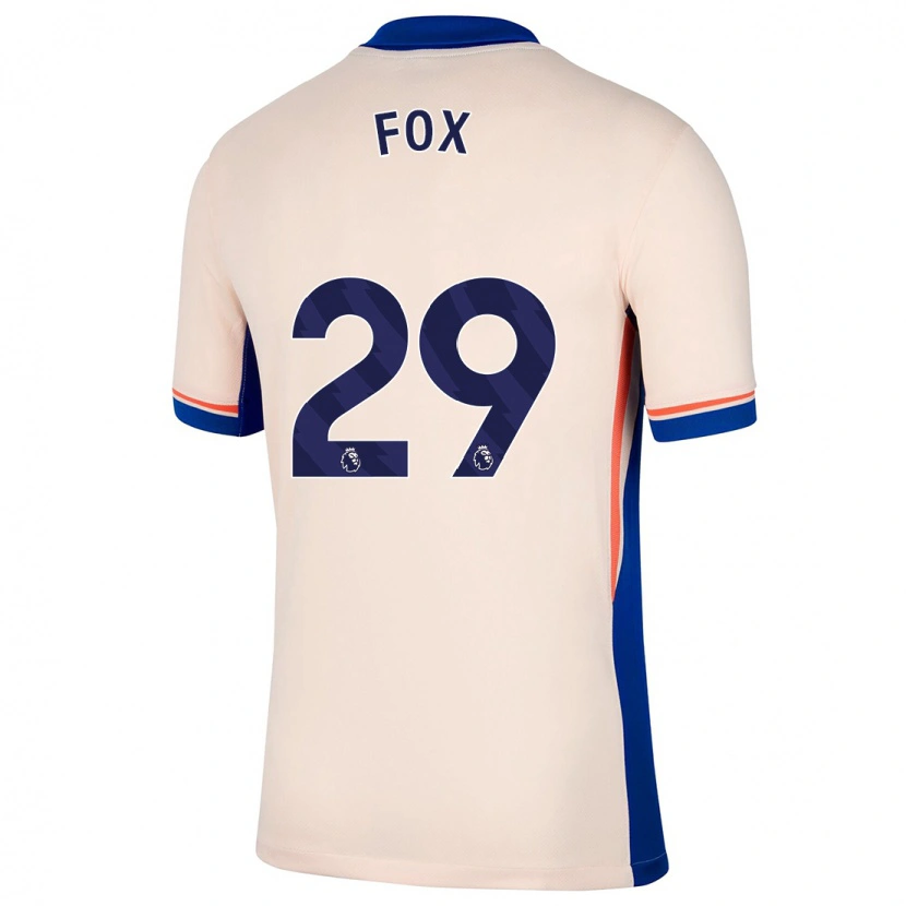 Danxen Donna Maglia Jorja Fox #29 Beige Chiaro Kit Gara Away 2024/25 Maglietta