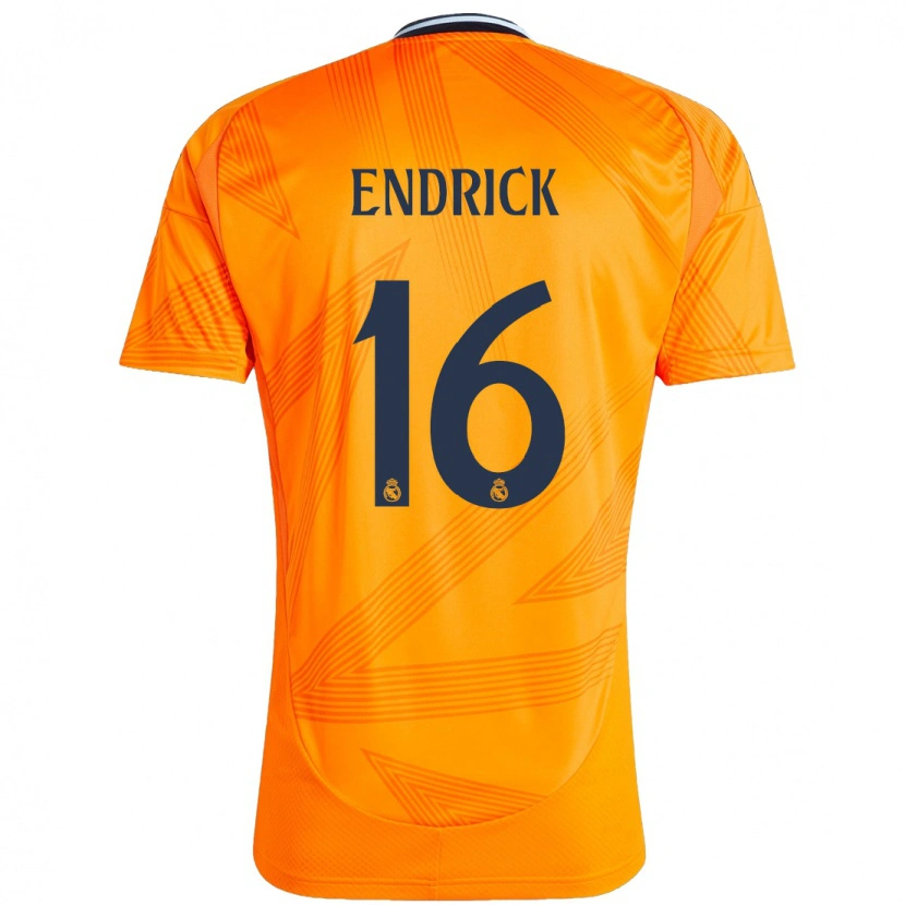 Danxen Donna Maglia Endrick #16 Arancione Kit Gara Away 2024/25 Maglietta