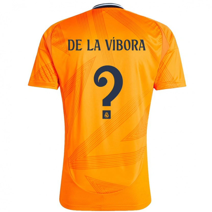 Danxen Donna Maglia David De La Víbora #0 Arancione Kit Gara Away 2024/25 Maglietta