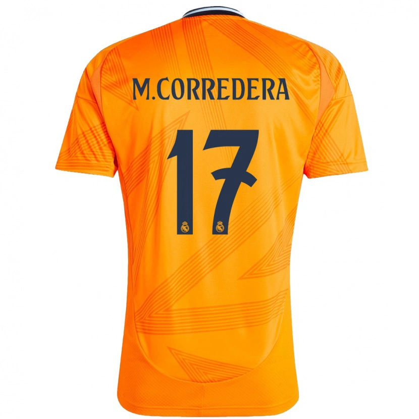 Danxen Donna Maglia Marta Corredera #17 Arancione Kit Gara Away 2024/25 Maglietta