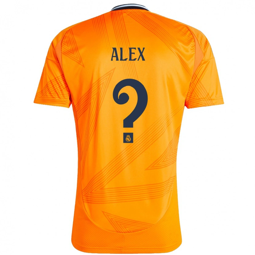 Danxen Donna Maglia Alex Sanchez #0 Arancione Kit Gara Away 2024/25 Maglietta