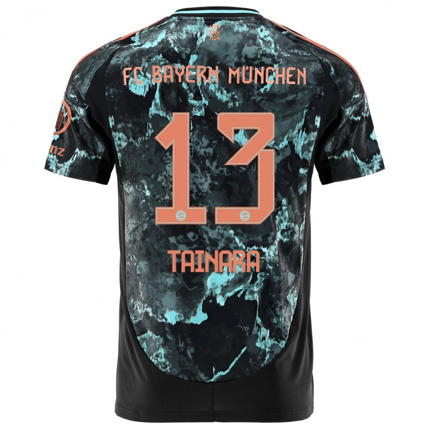 Danxen Donna Maglia Tainara #13 Nero Kit Gara Away 2024/25 Maglietta