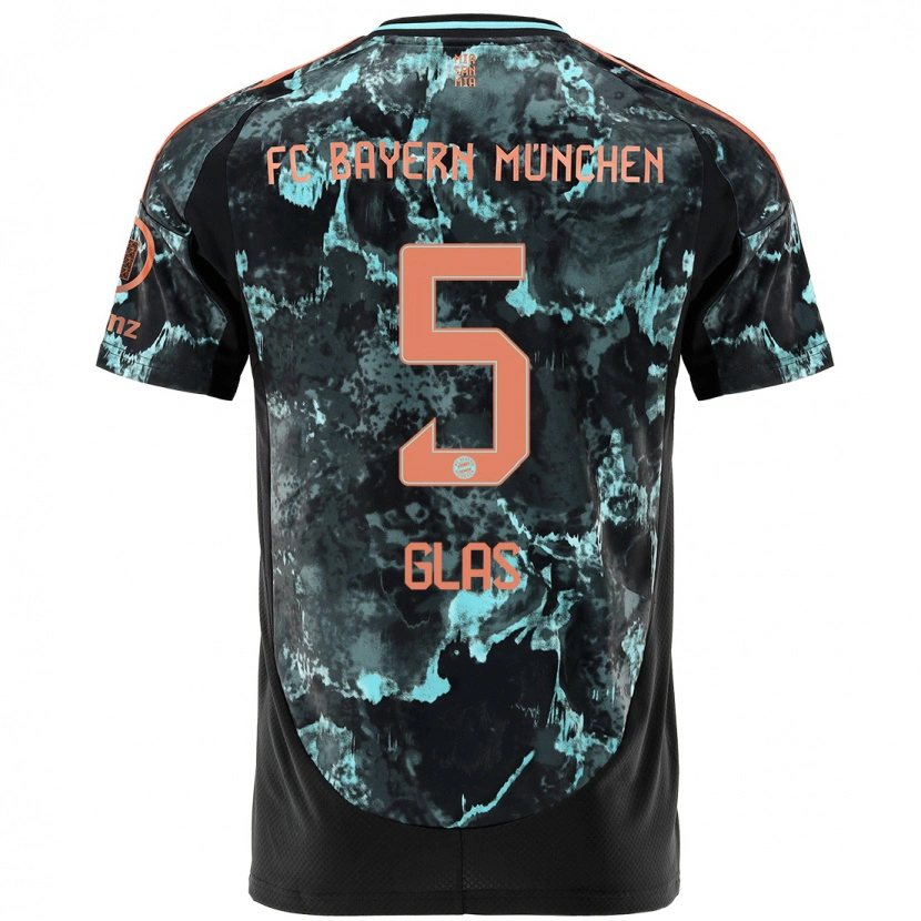 Danxen Donna Maglia Hanna Glas #5 Nero Kit Gara Away 2024/25 Maglietta