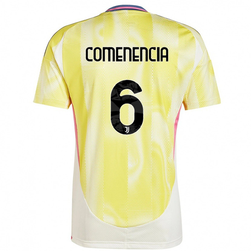 Danxen Donna Maglia Livano Comenencia #6 Giallo Solare Kit Gara Away 2024/25 Maglietta