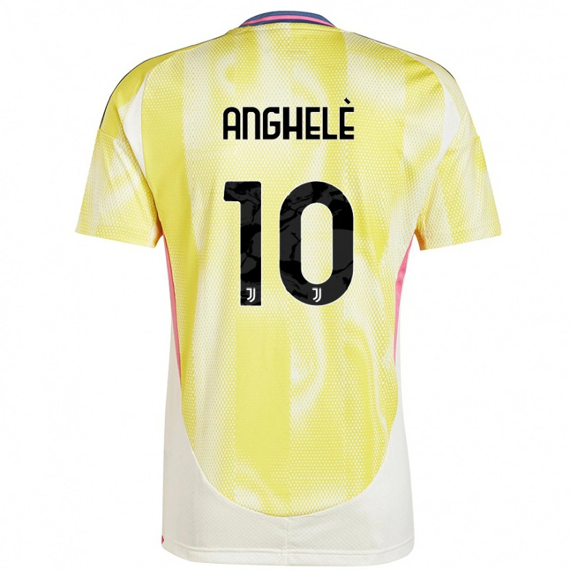 Danxen Donna Maglia Lorenzo Anghelè #10 Giallo Solare Kit Gara Away 2024/25 Maglietta
