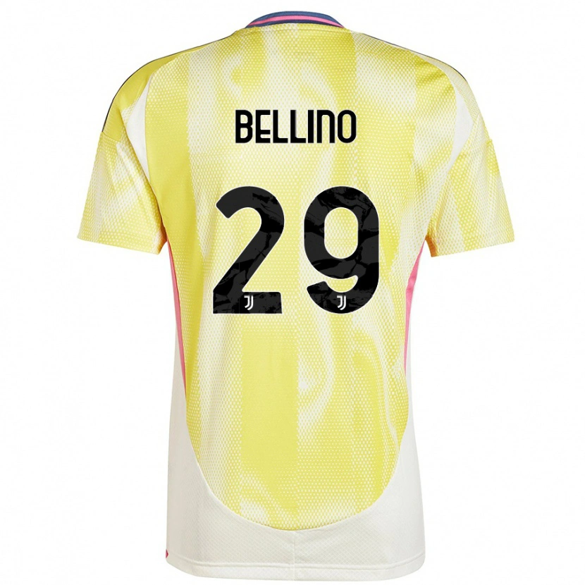 Danxen Donna Maglia Filippo Bellino #29 Giallo Solare Kit Gara Away 2024/25 Maglietta
