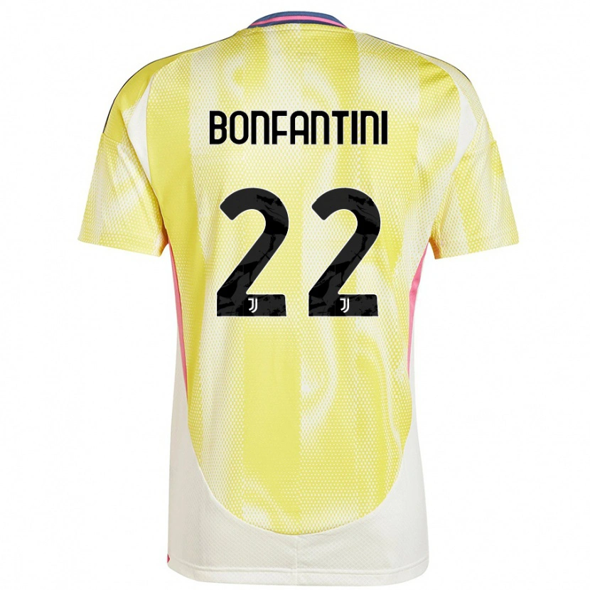 Danxen Donna Maglia Agnese Bonfantini #22 Giallo Solare Kit Gara Away 2024/25 Maglietta