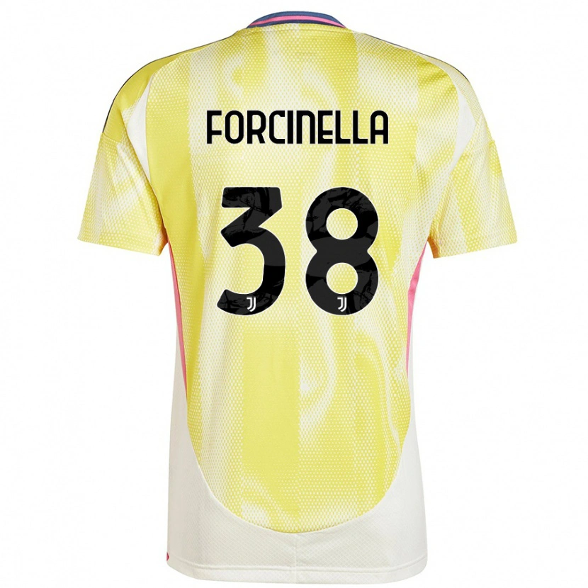 Danxen Donna Maglia Camilla Forcinella #38 Giallo Solare Kit Gara Away 2024/25 Maglietta