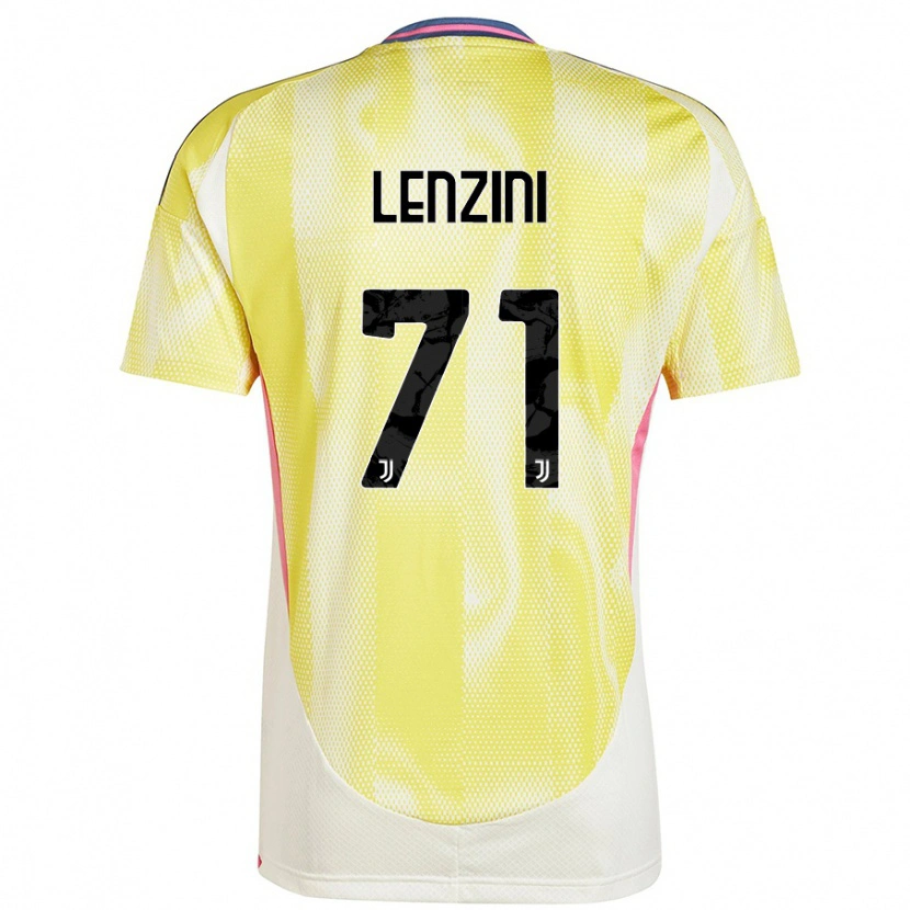 Danxen Donna Maglia Martina Lenzini #71 Giallo Solare Kit Gara Away 2024/25 Maglietta