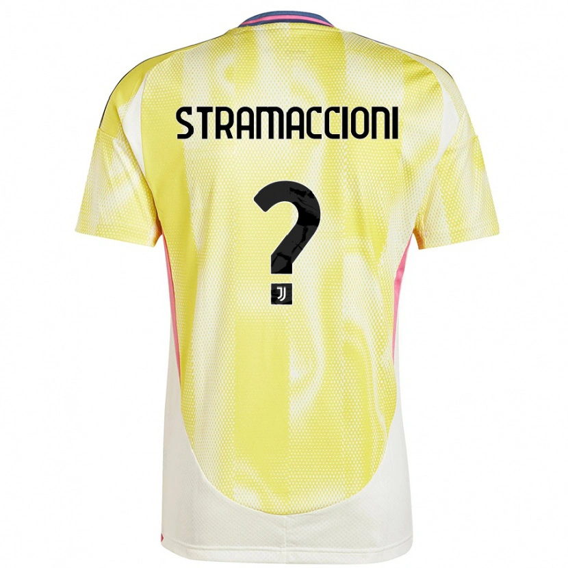 Danxen Donna Maglia Diego Stramaccioni #0 Giallo Solare Kit Gara Away 2024/25 Maglietta