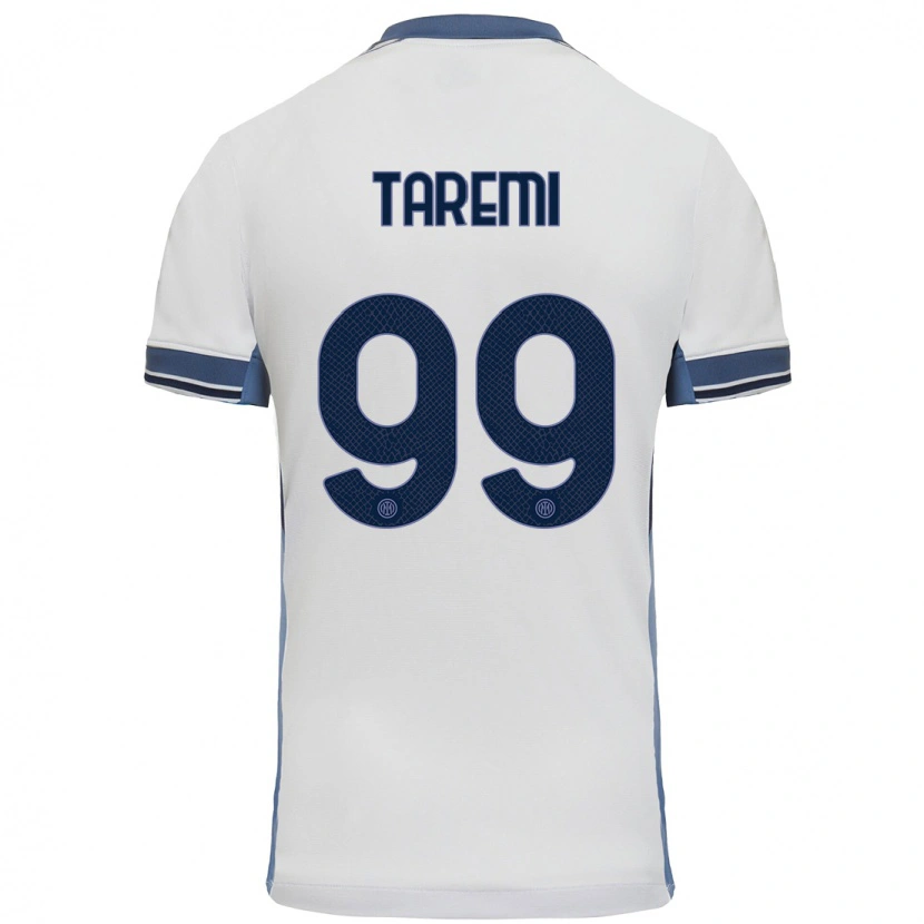 Danxen Donna Maglia Mehdi Taremi #99 Bianco Grigio Kit Gara Away 2024/25 Maglietta