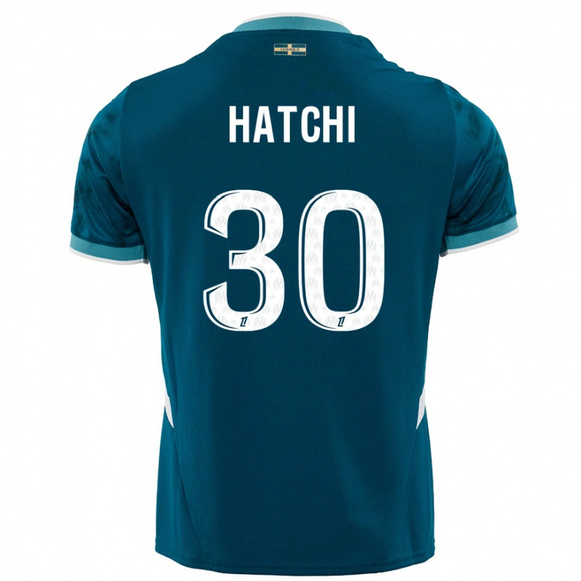 Danxen Donna Maglia Anaïs Hatchi #30 Turchese Blu Kit Gara Away 2024/25 Maglietta