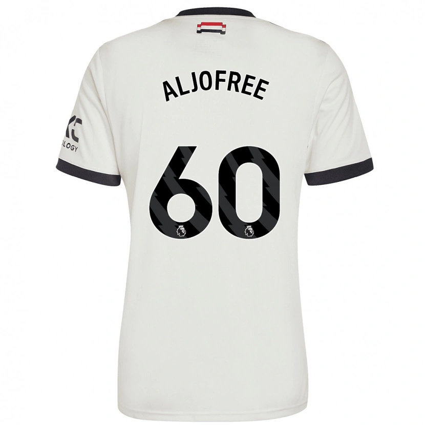 Danxen Donna Maglia Sonny Aljofree #60 Bianco Sporco Kit Gara Third 2024/25 Maglietta