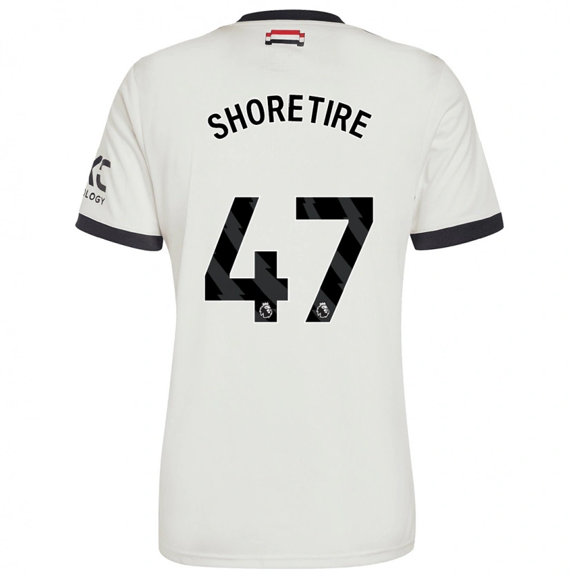 Danxen Donna Maglia Shola Shoretire #47 Bianco Sporco Kit Gara Third 2024/25 Maglietta