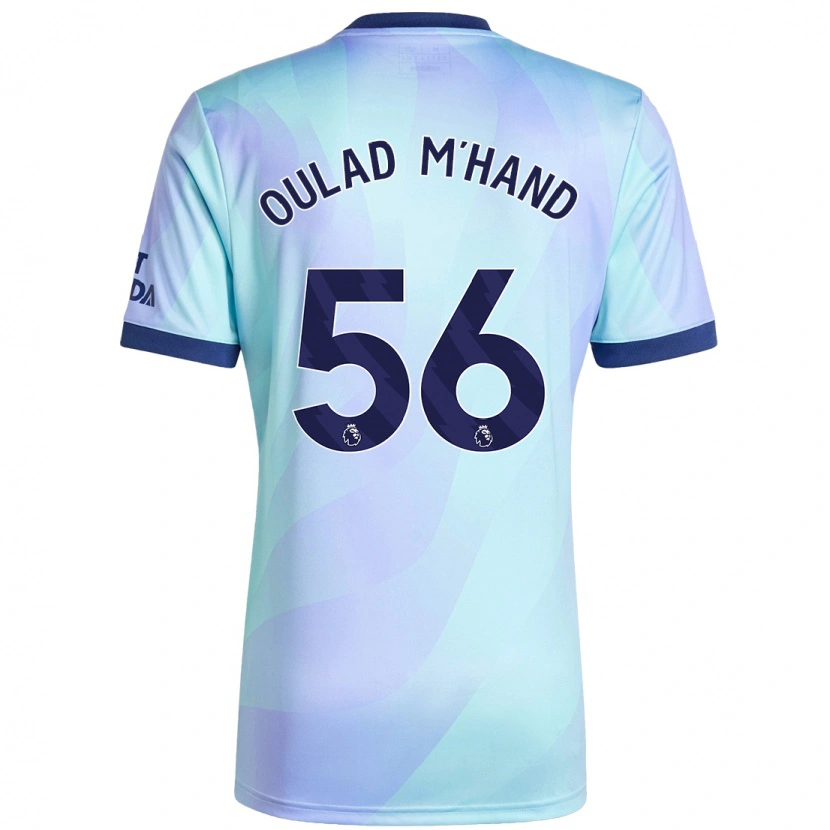Danxen Donna Maglia Salah-Eddine Oulad M'hand #56 Acquamarina Kit Gara Third 2024/25 Maglietta