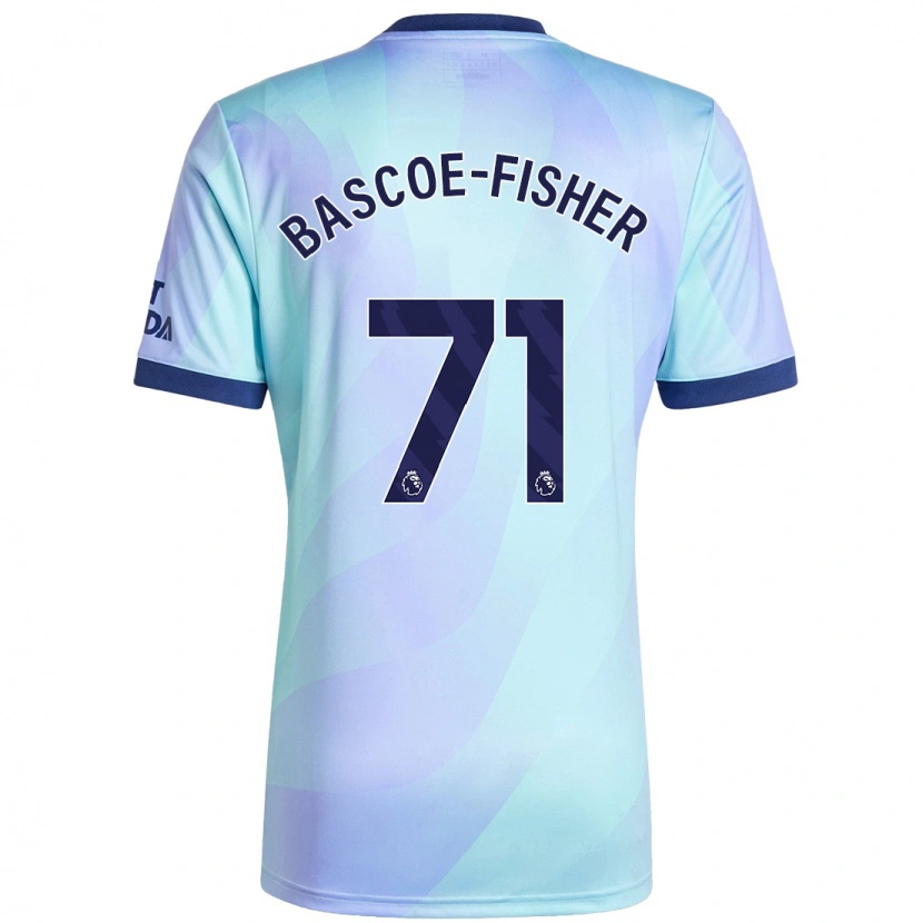 Danxen Donna Maglia Jakai Bascoe-Fisher #71 Acquamarina Kit Gara Third 2024/25 Maglietta