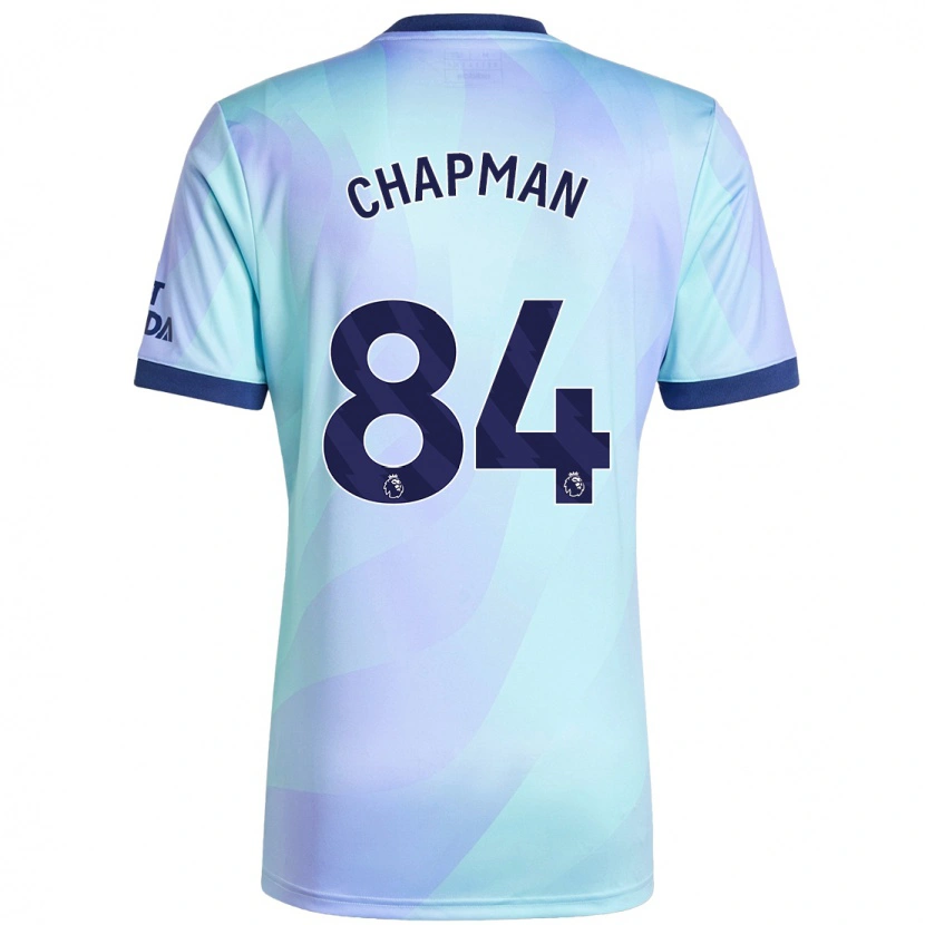 Danxen Donna Maglia Samuel Chapman #84 Acquamarina Kit Gara Third 2024/25 Maglietta