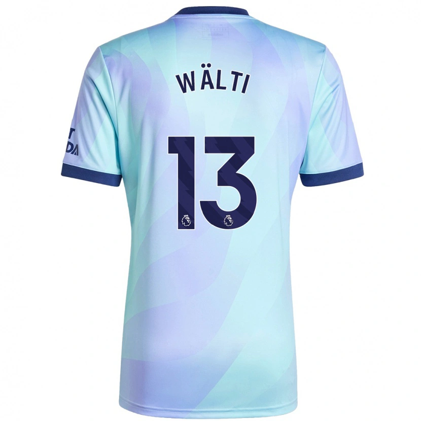 Danxen Donna Maglia Lia Wälti #13 Acquamarina Kit Gara Third 2024/25 Maglietta