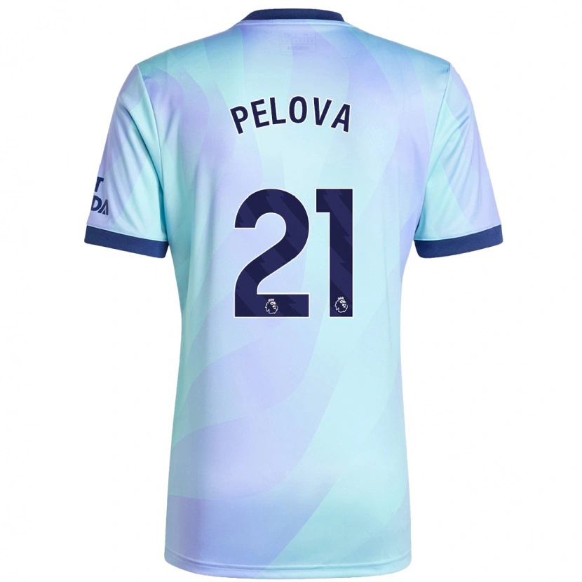 Danxen Donna Maglia Victoria Pelova #21 Acquamarina Kit Gara Third 2024/25 Maglietta