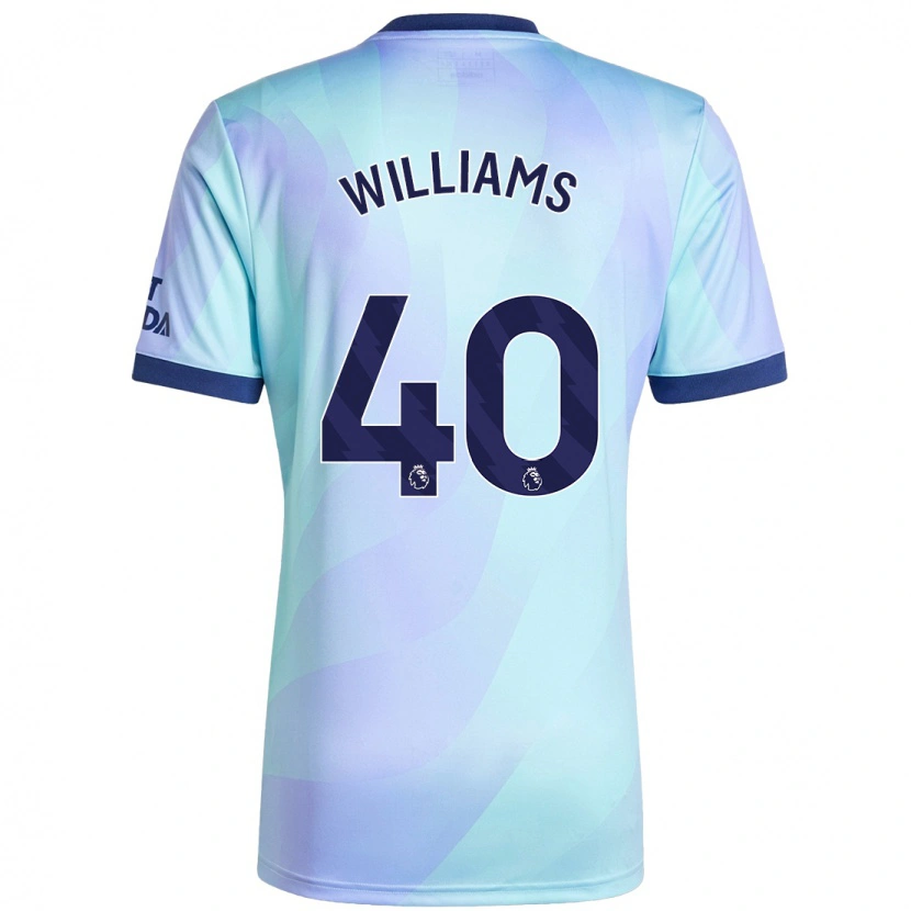 Danxen Donna Maglia Naomi Williams #40 Acquamarina Kit Gara Third 2024/25 Maglietta