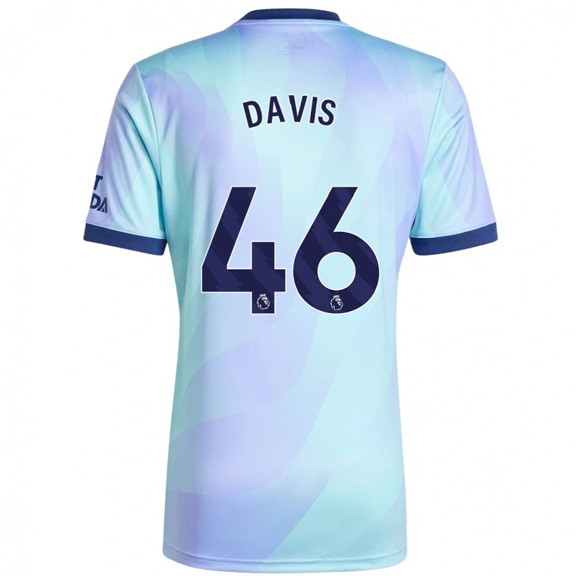 Danxen Donna Maglia Timi Davis #46 Acquamarina Kit Gara Third 2024/25 Maglietta
