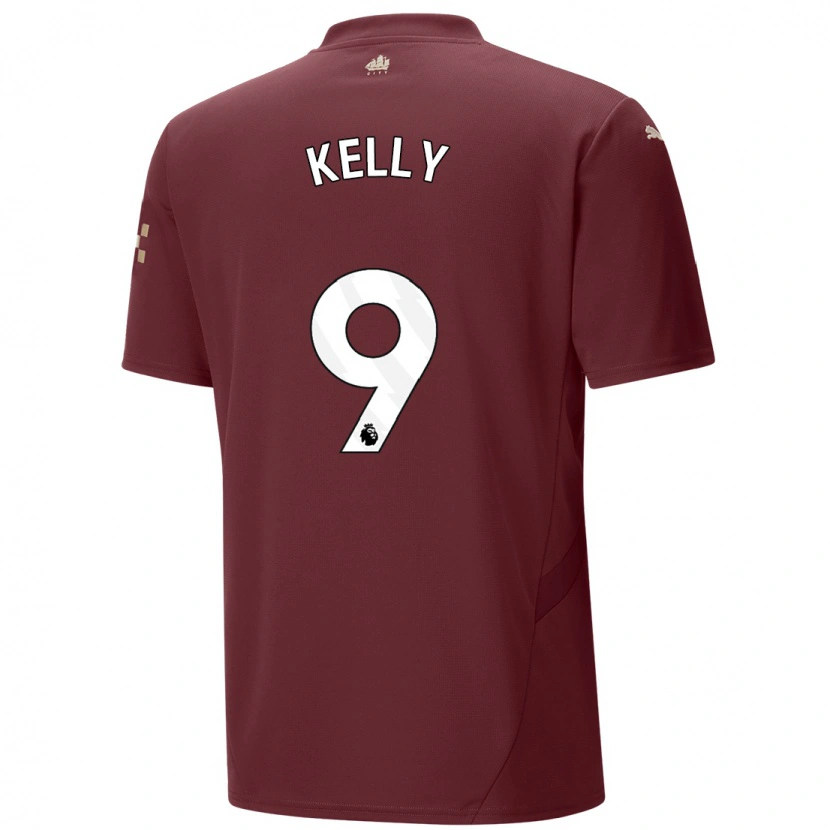 Danxen Donna Maglia Chloe Kelly #9 Marrone Kit Gara Third 2024/25 Maglietta