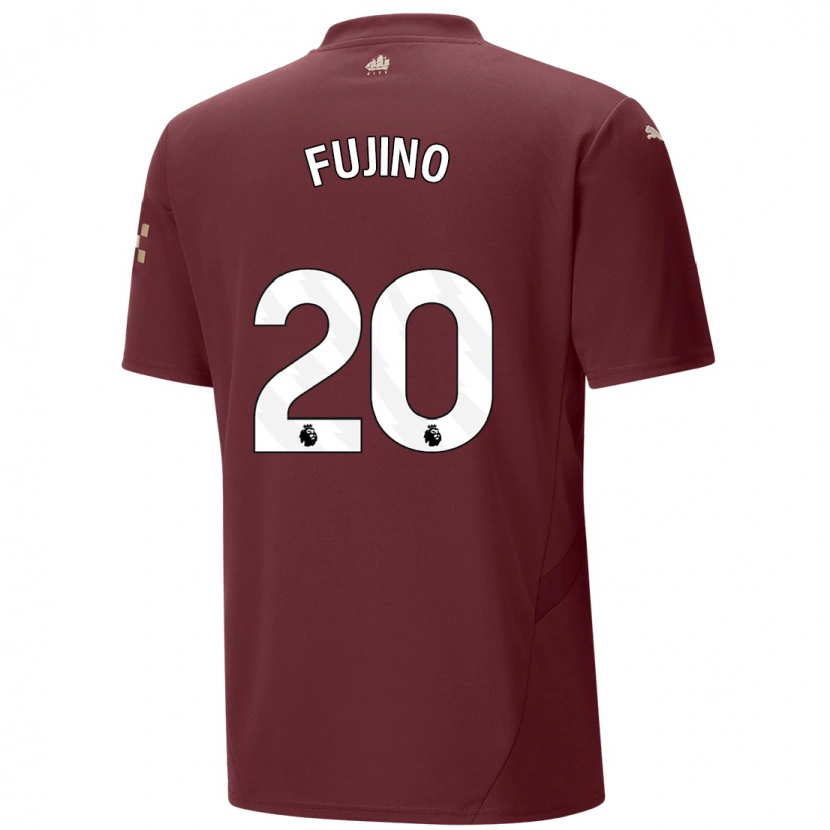 Danxen Donna Maglia Aoba Fujino #20 Marrone Kit Gara Third 2024/25 Maglietta