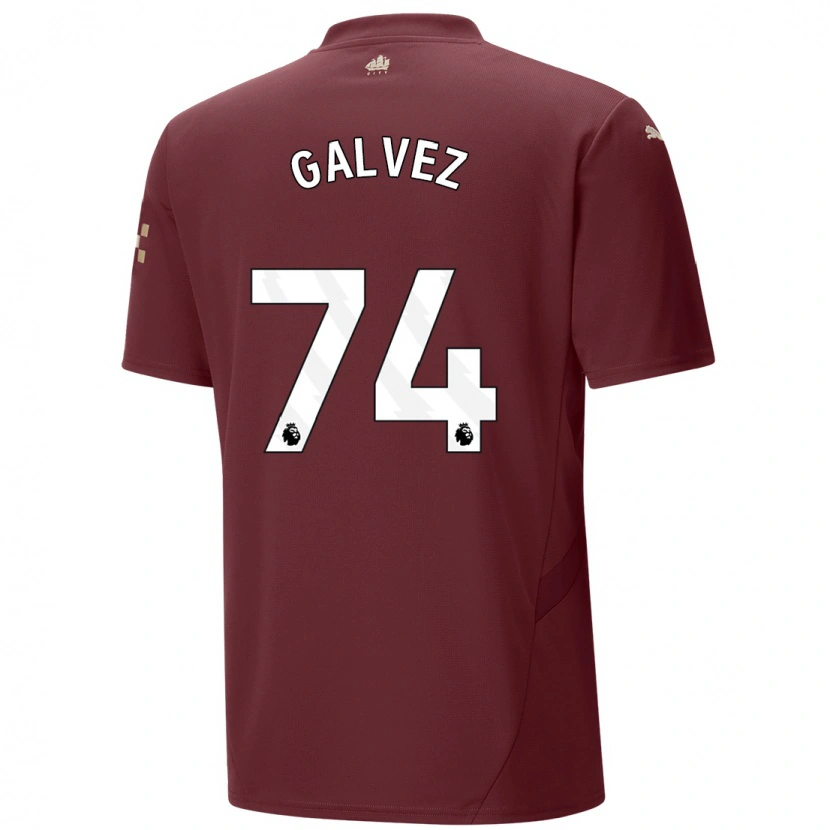 Danxen Donna Maglia Tomas Galvez #74 Marrone Kit Gara Third 2024/25 Maglietta