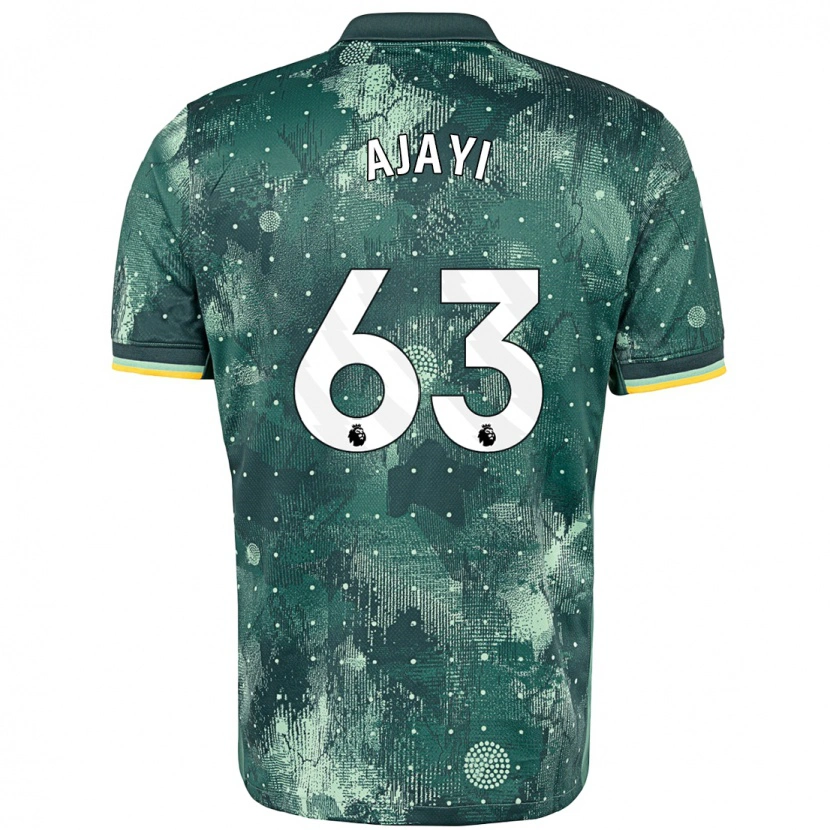 Danxen Donna Maglia Damola Ajayi #63 Verde Menta Kit Gara Third 2024/25 Maglietta
