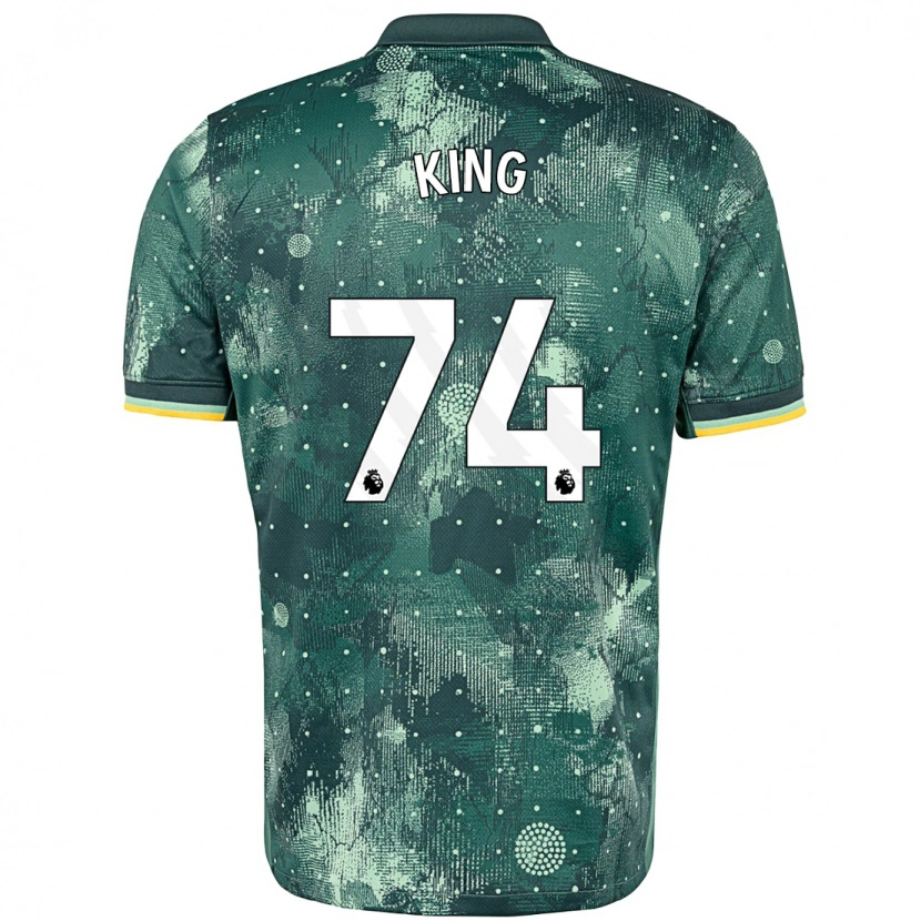 Danxen Donna Maglia Maeson King #74 Verde Menta Kit Gara Third 2024/25 Maglietta