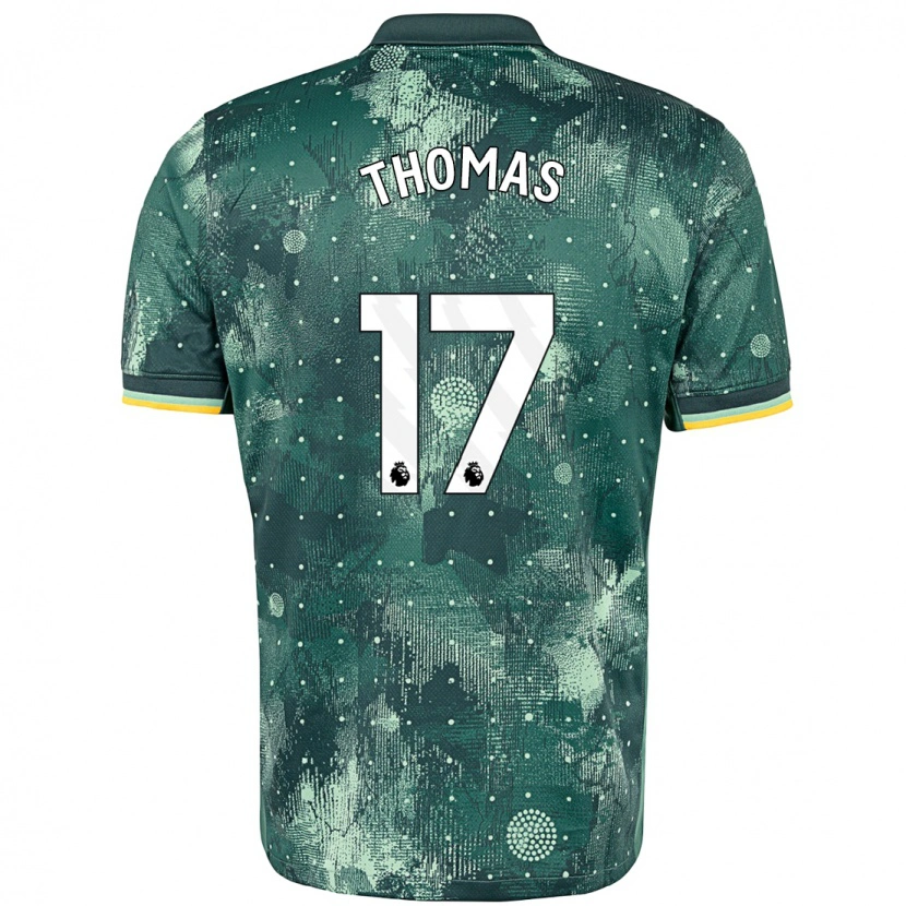 Danxen Donna Maglia Martha Thomas #17 Verde Menta Kit Gara Third 2024/25 Maglietta