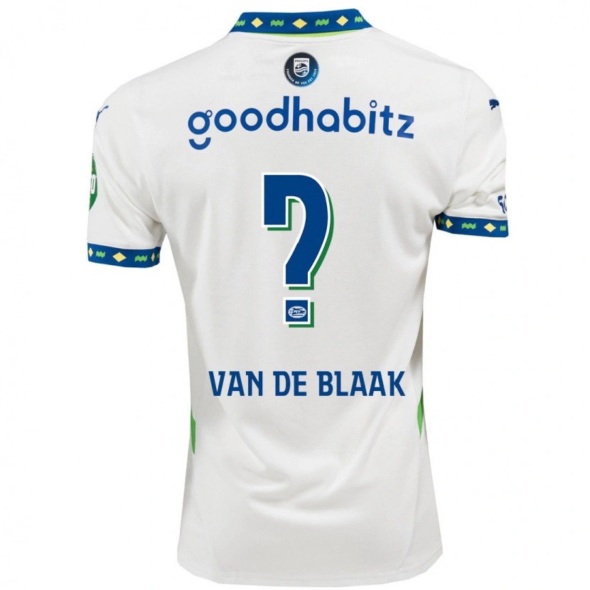 Danxen Donna Maglia Emmanuel Van De Blaak #0 Bianco Blu Scuro Kit Gara Third 2024/25 Maglietta