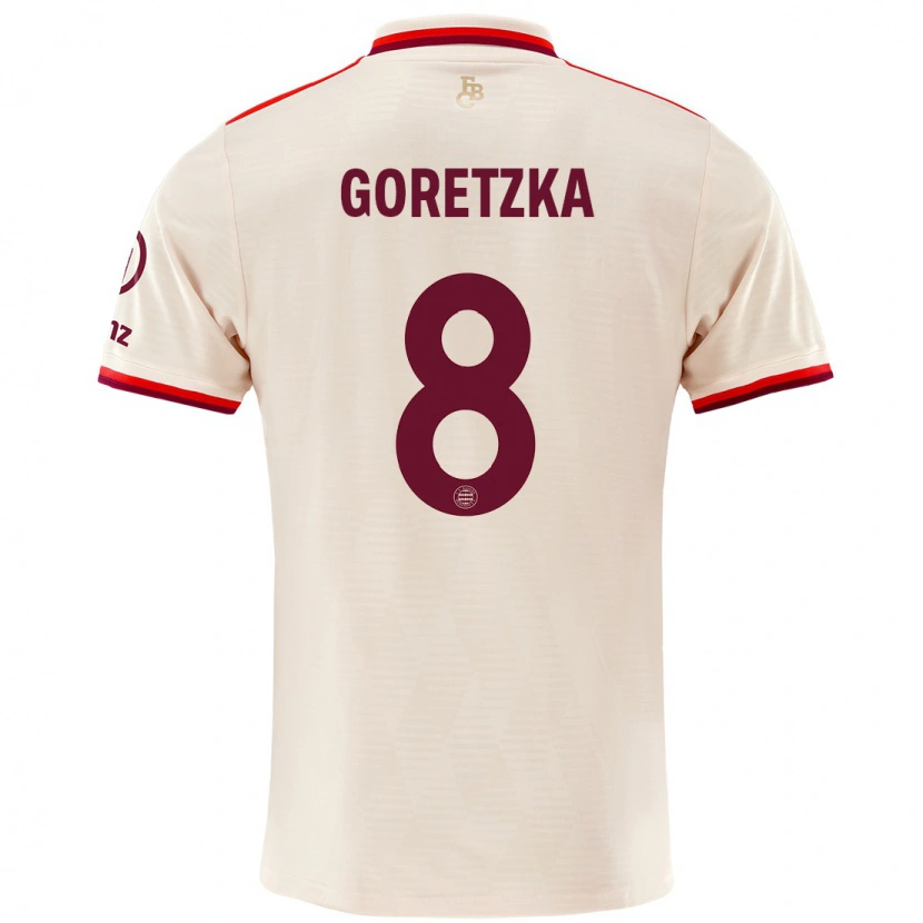 Danxen Donna Maglia Leon Goretzka #8 Lino Kit Gara Third 2024/25 Maglietta