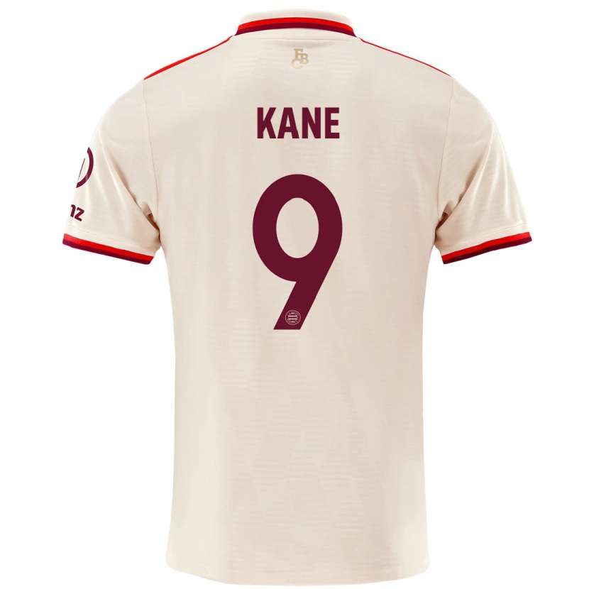 Danxen Donna Maglia Harry Kane #9 Lino Kit Gara Third 2024/25 Maglietta