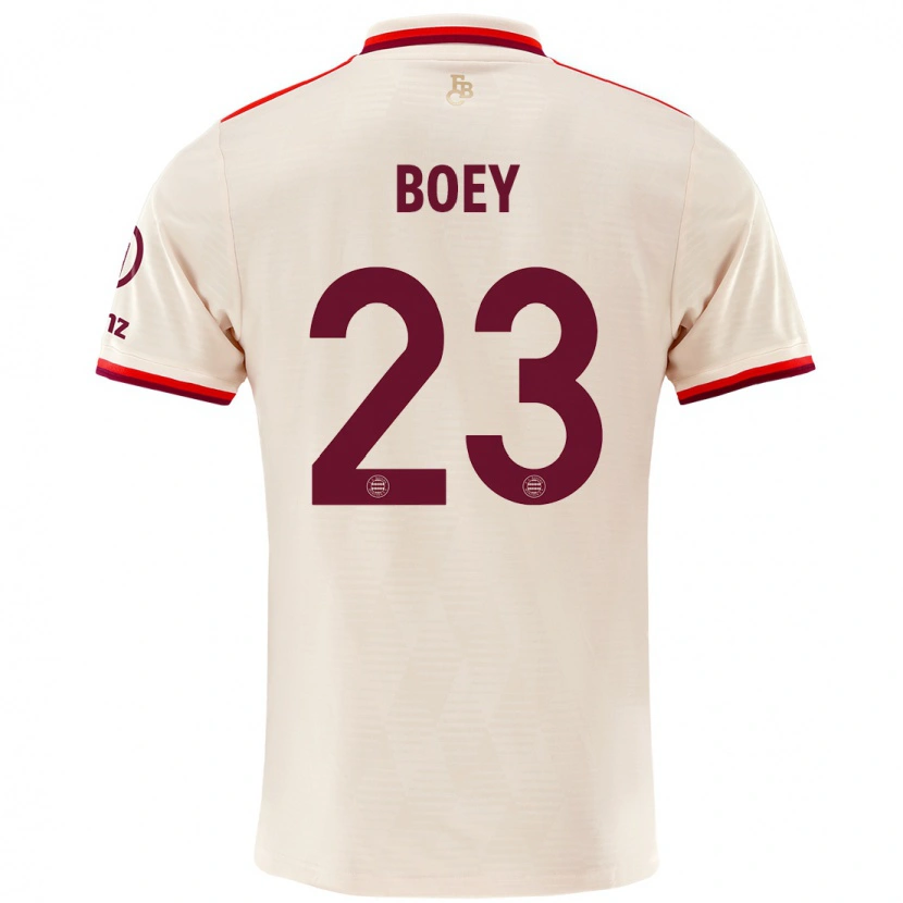 Danxen Donna Maglia Sacha Boey #23 Lino Kit Gara Third 2024/25 Maglietta