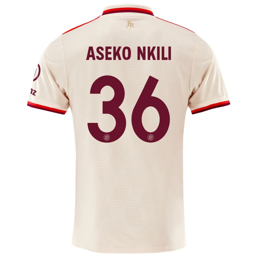 Danxen Donna Maglia Noël Aséko Nkili #36 Lino Kit Gara Third 2024/25 Maglietta