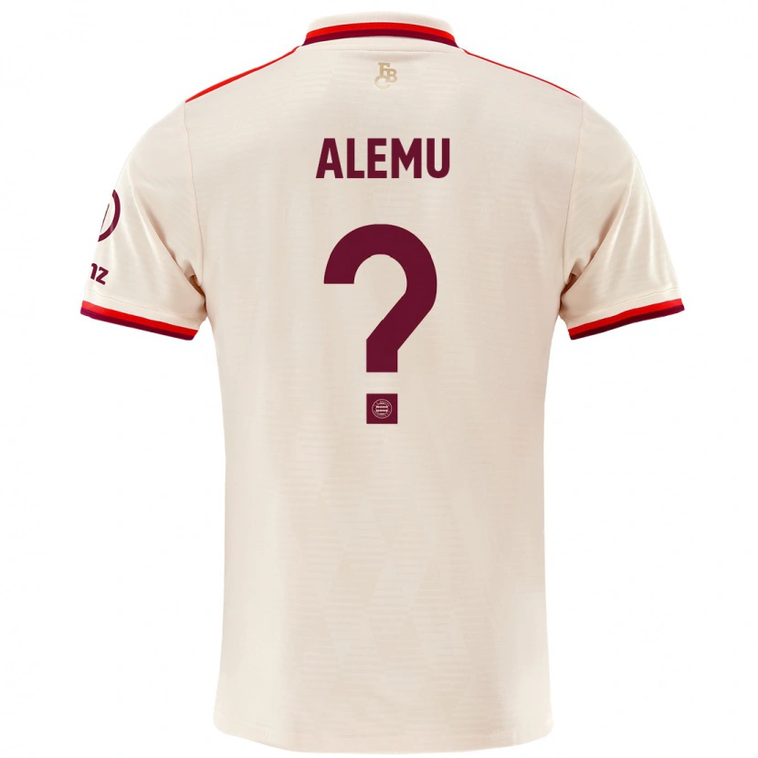 Danxen Donna Maglia Liul-Bruke Alemu #0 Lino Kit Gara Third 2024/25 Maglietta