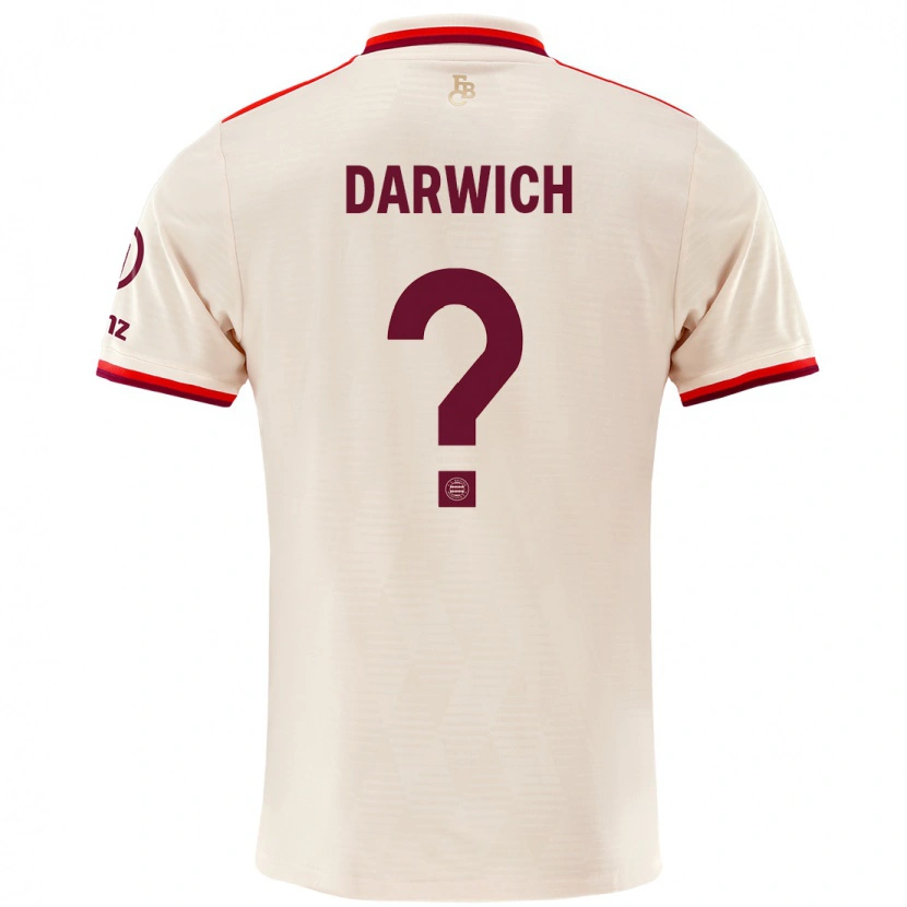 Danxen Donna Maglia Maher Darwich #0 Lino Kit Gara Third 2024/25 Maglietta