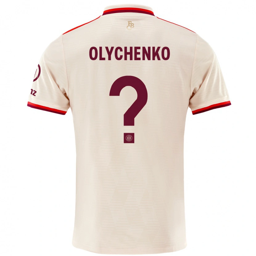 Danxen Donna Maglia Bogdan Olychenko #0 Lino Kit Gara Third 2024/25 Maglietta