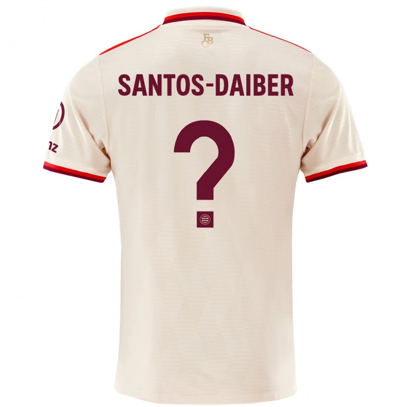 Danxen Donna Maglia David Santos-Daiber #0 Lino Kit Gara Third 2024/25 Maglietta