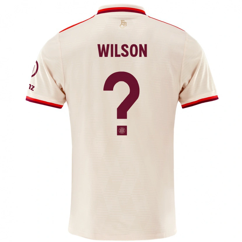Danxen Donna Maglia Oluwaseyi Wilson #0 Lino Kit Gara Third 2024/25 Maglietta