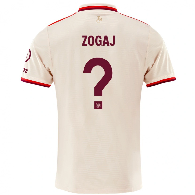 Danxen Donna Maglia Nderim Zogaj #0 Lino Kit Gara Third 2024/25 Maglietta