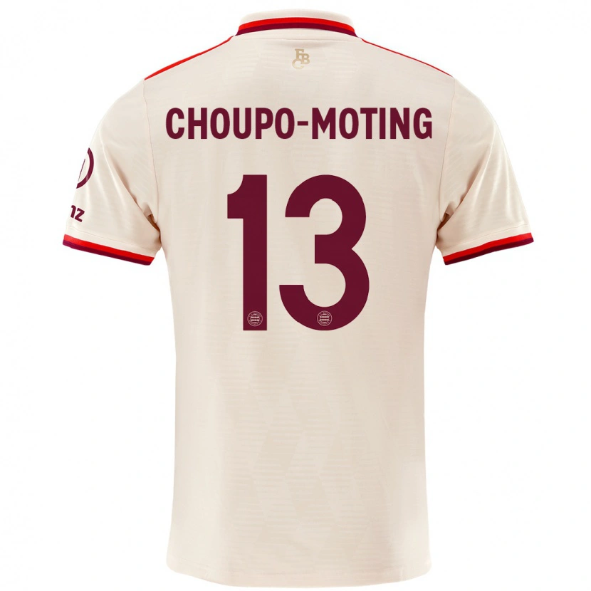 Danxen Donna Maglia Eric Maxim Choupo-Moting #13 Lino Kit Gara Third 2024/25 Maglietta